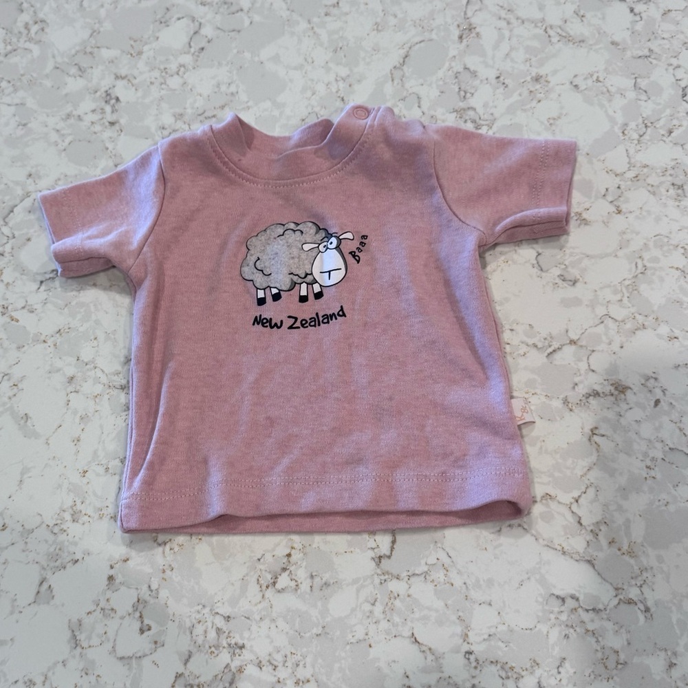 Kiwi & Friends Pink Top, Size 12M